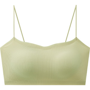 
Six rabbits with small cup suspender underwear for women with small breasts gathered vest bra antibacterial ice silk thin bra