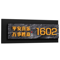 2025 new entry door numbers with a high-end feel