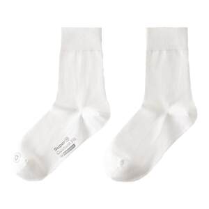 
Madden Workwear Antibacterial Knitted Mid-Tube Socks Sports Breathable Anti-odor Sweat-Absorbent Thin Pure White Cotton Long Socks for Men and Women