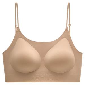 
Traceless liquid foundation, invisible and impermeable underwear, women's sling, beautiful back, big breasts, small belly, summer thin bra