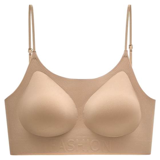 
Traceless liquid foundation, invisible and impermeable underwear, women's sling, beautiful back, big breasts, small belly, summer thin bra