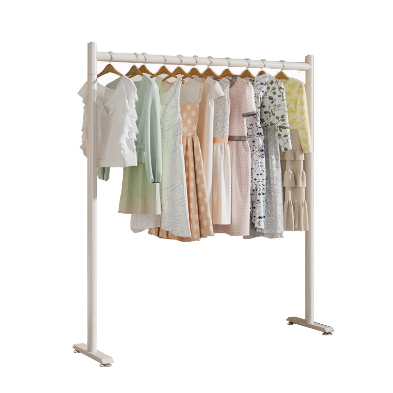 Simple Clothes Hanger - Floor-Standing Bedroom Clothes Rack - Student ...