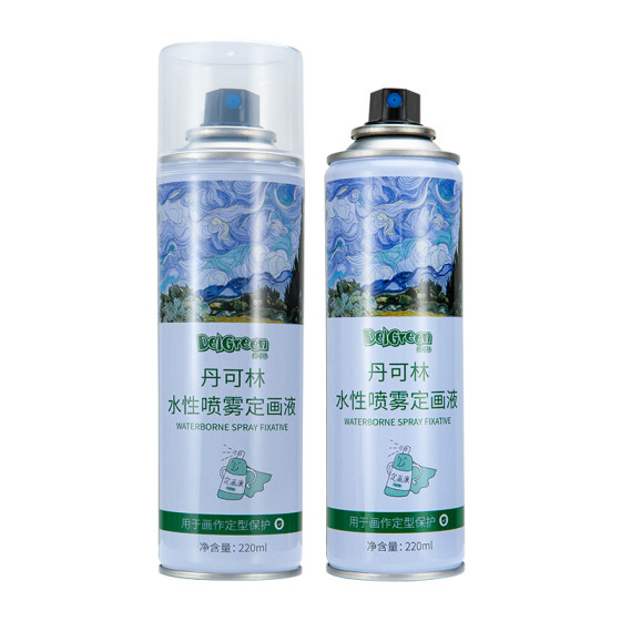 Dan Kelin Oil Painting Sticks Ding Painting Liquid Spray Water-based Nepal Handmade Crayon Sketch Curing Liquid Oil Painting Watercolor Lead Acrylic Art Special Matte Gouache Setting Agent Color Powder Fixing Agent
