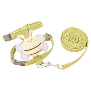 Cat traction rope to go out with anti -free workers walking cat ropes, kittens and back strap can adjust pet dog chain
