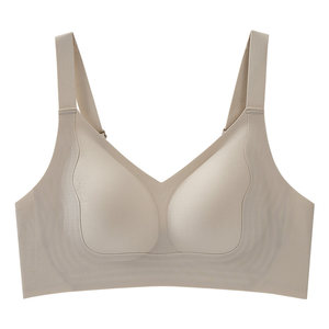 
HR Helena double-layer lifting large breasts showing small underwear for women without steel rings and anti-sagging and trace-free secondary breast bra