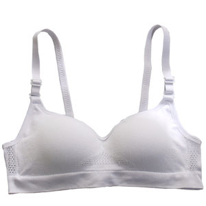 Gatinini no steel ring underwear girl big breasts show small bras gathered in summer thin and parallel milk sagging
