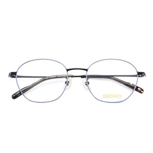 
SEIKO Seiko frame titanium ultra-light men and women retro fashion neutral round with myopia glasses frame H03104