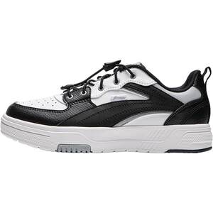 
Li Ning children's shoes, casual shoes, men and women, large children's tracking rebound skate shoes, round-toe skate shoes, lightweight white shoes, children's shoes