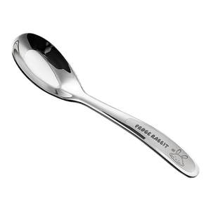 
onlycook food grade 316 stainless steel ingot spoon cute children's small spoon baby eating spoon tableware