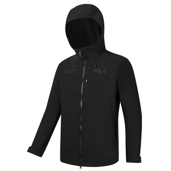 
FILA official men's woven jacket 2026 spring new style outdoor sports simple and comfortable hooded top