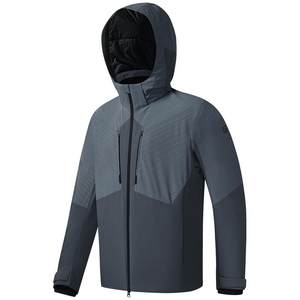 
FILA official men's cotton jacket 2025 winter new style fitness sports color-blocking basic warm hooded jacket