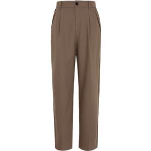 
XG Snow Song Retro Khaki Crispin Leisure Pants 2025 Spring New Lady Style Commuter Pencil Pants Women's Clothing