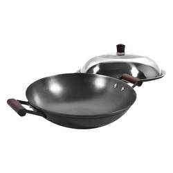 Cast-flavored cast iron pot 48CM uncoated real iron pot