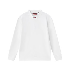 
SprayGround shark mouth German velvet half turtleneck long-sleeved T-shirt for men and women in autumn and winter trendy brand warm inner layering shirt