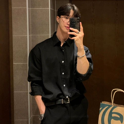 Брендовая базовая рубашка, изысканный стиль