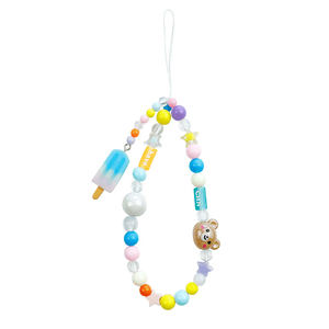 
Mobile phone lanyard shell chain hanging ring hanging chain creative girl mobile phone chain accessories beaded DIY bracelet patch pendant cute creative hang rope key buckle with crystal ccd handmade pendant
