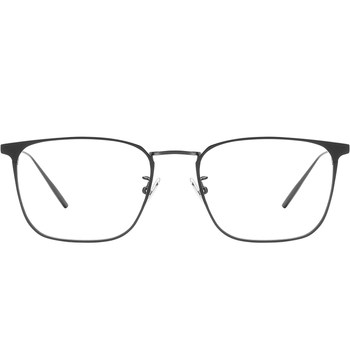 Business Pure Titanium Big Face Big Face Glasses Anti -Blue Light