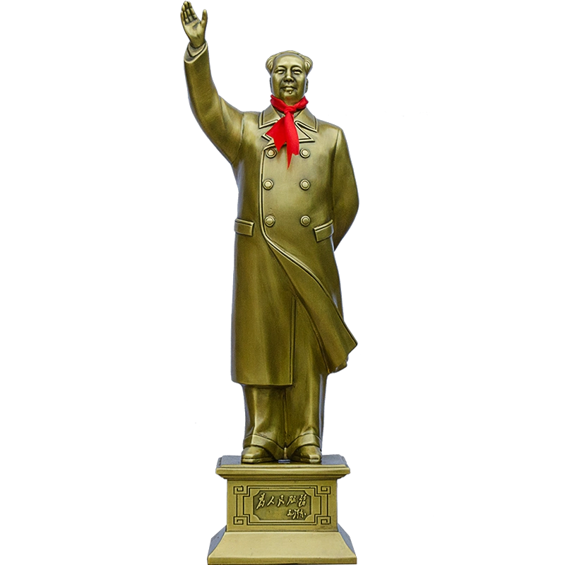 新品】【レア】毛沢東フィギュア 銅像 毛主席 フィギュア 記念像 新品
