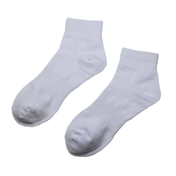 
Men's socks mid-calf socks men's socks sweat-absorbent cotton socks spring and autumn women's pure white autumn and winter gray sports socks