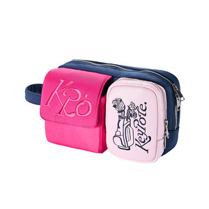 
Keypote Golf American retro golf multi-function storage bag for women's logo embroidered handbag bag