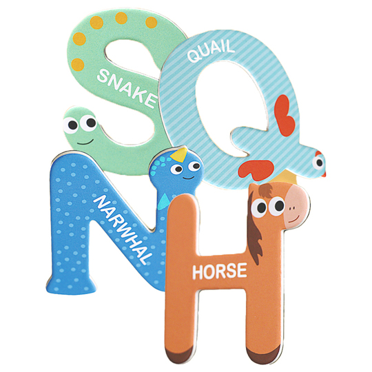 Letras Y Números Magnéticos Para Niños – Set De ABC Y Operaciones Matemáticas Con Imanes De Animales, Juguete Educativo Montessori Para Preescolar De 3 A 5 Años