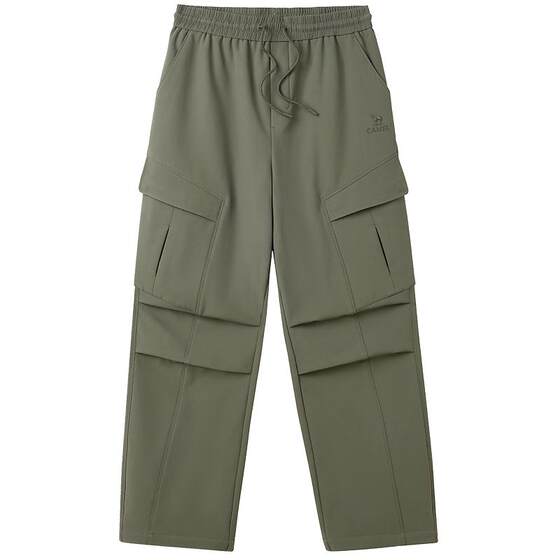 
Camel Mountain and Sea 2 Wang Junkai same soft shell pants waterproof work casual pants plus velvet warm elastic tying pants men