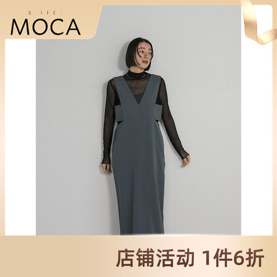 SELECT MOCA 设计感侧面镂空款 V领无袖连衣裙女日本直邮20001297