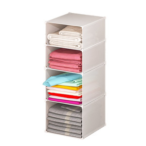 
[Width 42] Wardrobe partition rack Customized layered partition free combination Wardrobe clothes classification and sorting rack
