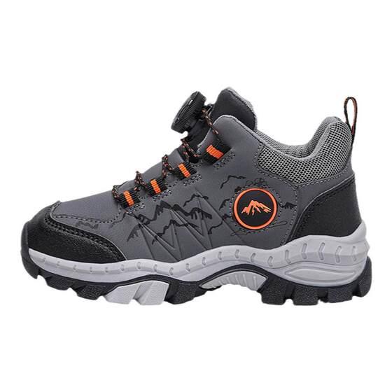 
Swiss Army Knife code-breaking clearance boys' outdoor shoes children's winter leather waterproof plus velvet warm youth cotton shoes