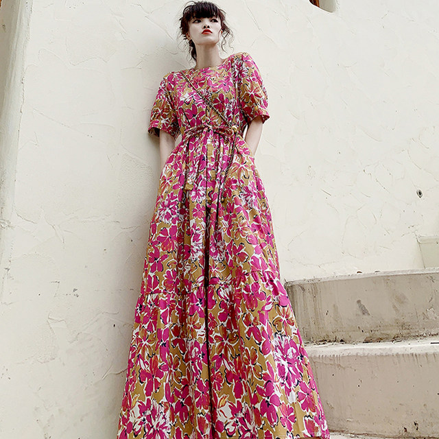 Chic high waist dress KF90642
