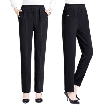 Loose plus size granny pants for middle-aged and elderly women