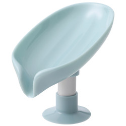 Soap dish storage rack bathroom punched suction cup