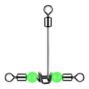 
Three-prong swivel, luminous hoist connector, sea fishing stainless steel lure fishing supplies, small fishing equipment accessories