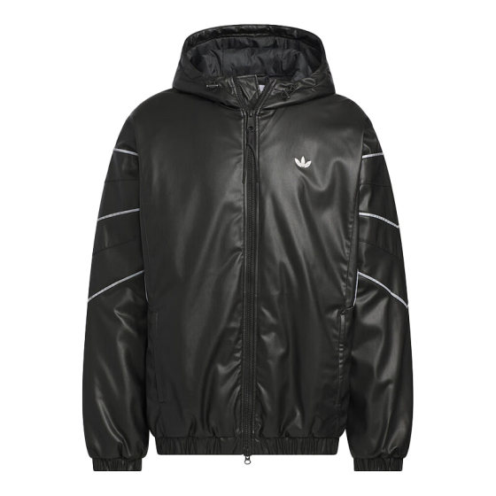 
[Self-operated] Adidas/Adidas warm sports clover hooded cotton jacket KC2653