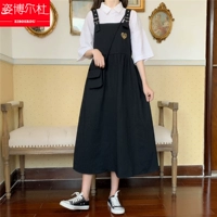 Платье, летняя одежда, японская лампа для растений для школьников, милая длинная юбка, коллекция 2023, для средней школы