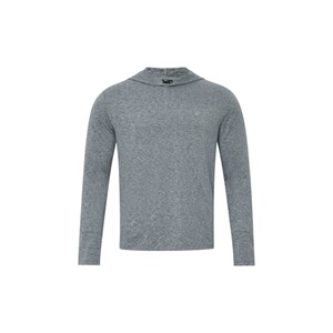 
Oneup sports hooded pullover autumn casual outdoor running elastic slim black long-sleeved T-shirt top for men