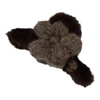 
Autumn and winter atmosphere~Large plush flower gripper