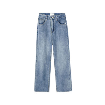 Soft and comfortable, modify leg -type jeans ~
