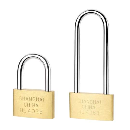 Earth Full Copper Extended Padlock Cabinet Door Lock Anti-Theft ...