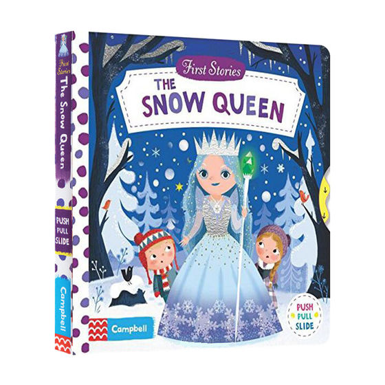 英文原版绘本 The Snow Queen 冰雪奇缘 First Stories 童话篇操作机关书 亲子互动故事 BUSY系列纸板 英语启蒙认知 冰雪女王