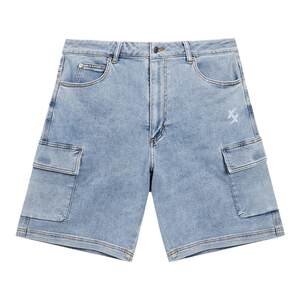 
Xtep denim shorts men's pants 2024 summer new fashion workwear large pocket five-point pants 976229710559