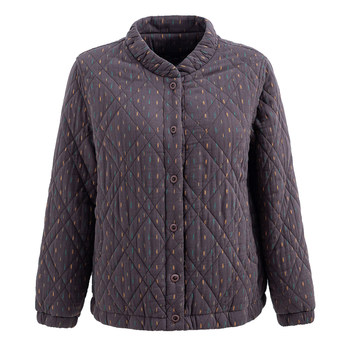 
Grandma's autumn and winter cotton shirt jacket middle-aged and elderly pure cotton