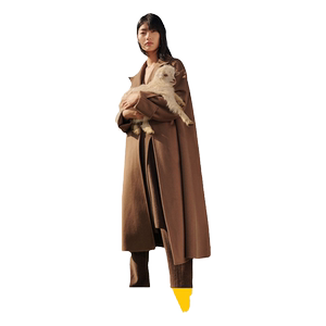 
Straight down Gloria winter high-end light luxury kilogram full cashmere coat women's mid-length coat