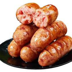 Volcanic stone grilled pure meat large sausage