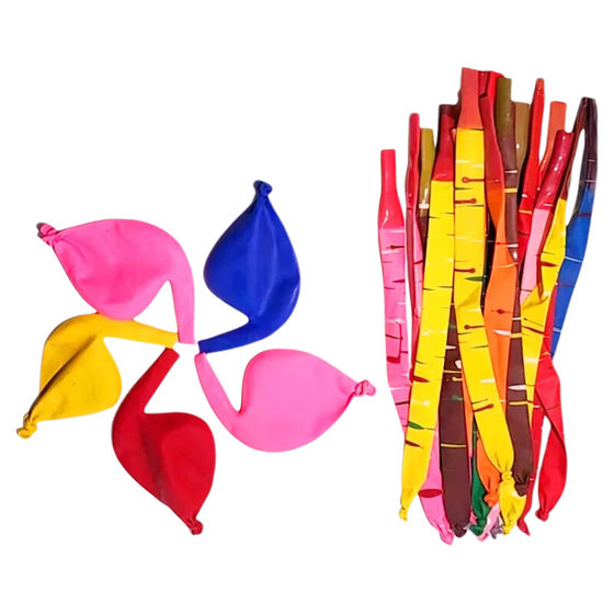 
Rocket balloons can fly, scream, rotate, fart and make noise, children's internet celebrity outdoor toys, non-toxic inflatable pumps