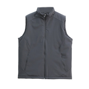 
Super warm! Hollow thermal fiber! New winter men's outdoor solid color stand-up collar thickened cotton vest