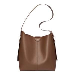 
Saturday Bag Women's 2025 New Spring and Summer Bucket Bag Soft Leather One-Shoulder Crossbody Bag Tote Bag Commuter Handbag
