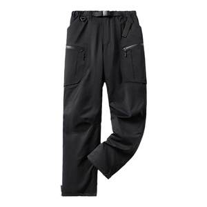 Goosevelt series! Fluffy and gentle! Foreign trade men's winter outdoor windproof waterproof and warm casual down pants trendy
