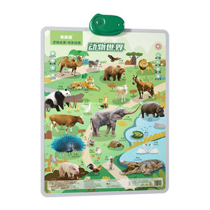 Leleyu logic board chart baby audio early education infant and child cognitive voice point reading machine enlightenment learning wall sticker
