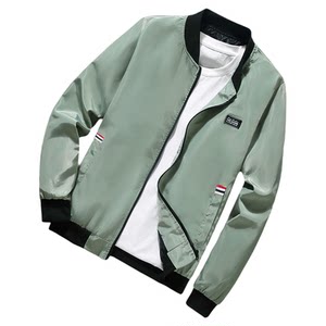Men's casual jacket jacket 2025 spring and autumn new stand collar high-end trend baseball uniform short windbreaker men's clothing